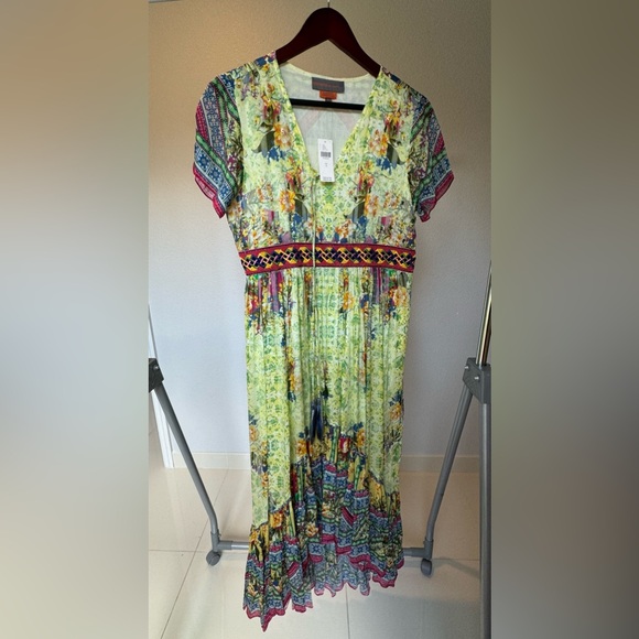 Bhanuni by Jyoti NWT Maxi Arianna High Low Dress size 6 - Picture 3 of 16